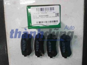 BỐ THẮNG/ MÁ PHANH SAU HYUNDAI ELANTRA, I30, KIA FORTE