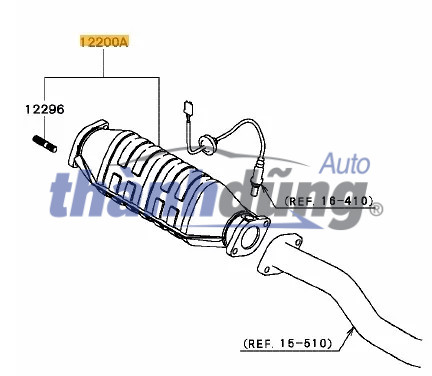 ruột bầu lọc khí xả + bầu lọc khí xả