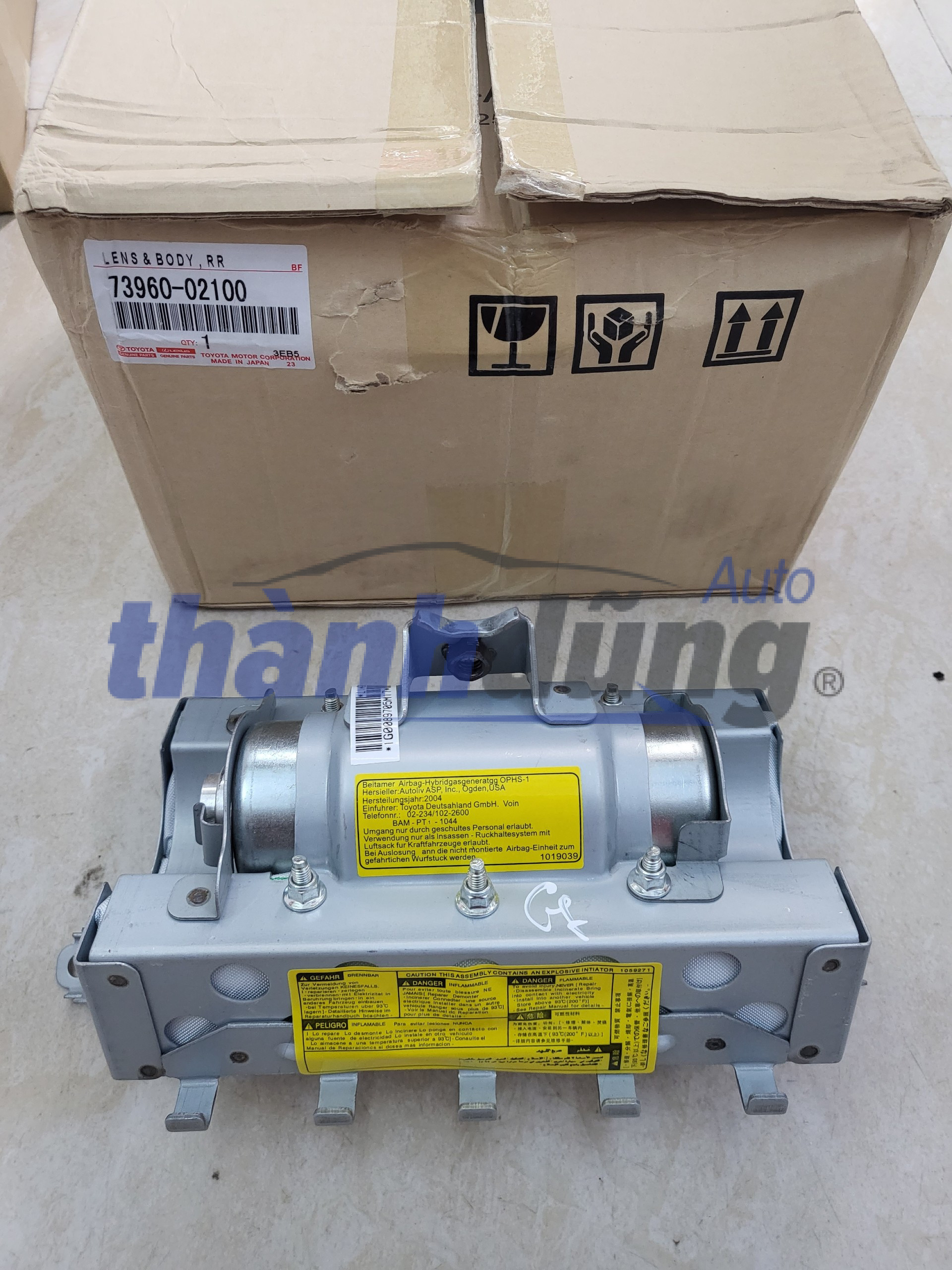 TÚI KHÍ TÁP LÔ TOYOTA ALTIS 2011 TÚI KHÍ TÁP LÔ TOYOTA ALTIS 2011