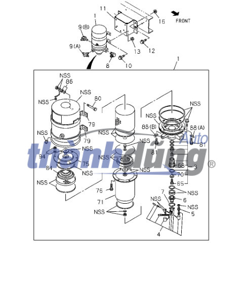 bầu xả hơi, bầu lọc khí nén 4