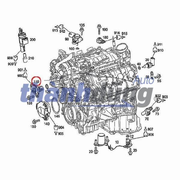 cảm biến tốc độ đầu vào hộp số