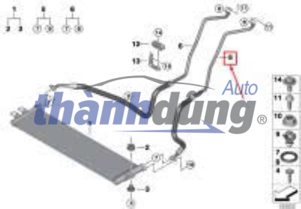 ống dầu van vvti