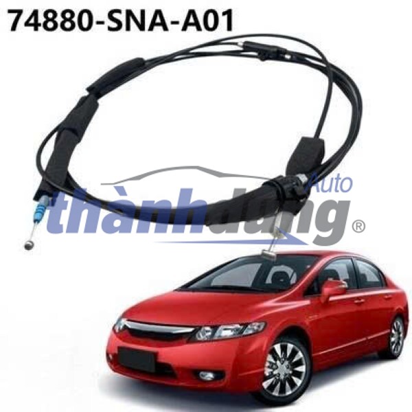 dây giật nắp bình xăng, cáp mở nắp bình xăng